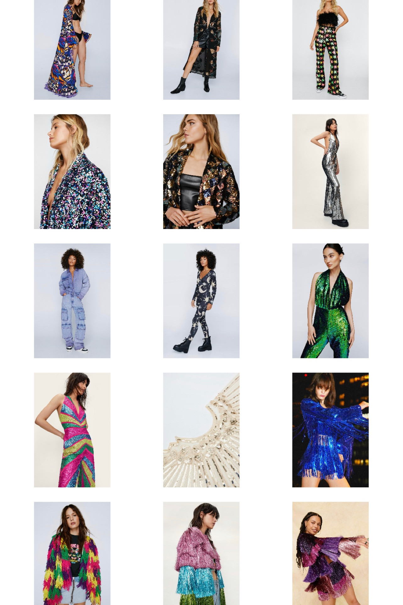 Nasty gal enormous sale just in time for Mardi Gras?! Insane!!! So many sequins, so much fringe. Sunglasses for $7!!! 70% off everything!