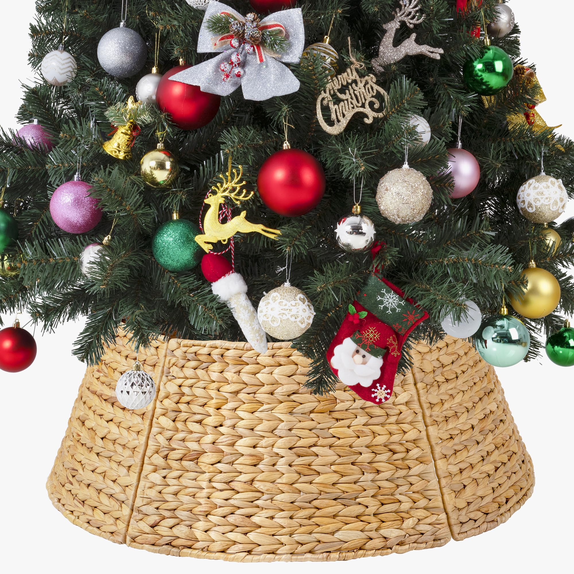 StorageWorks 26 Inch Christmas Tree Collar - 5-Piece Durable Base Cover for Artificial Trees, Han... | Amazon (US)