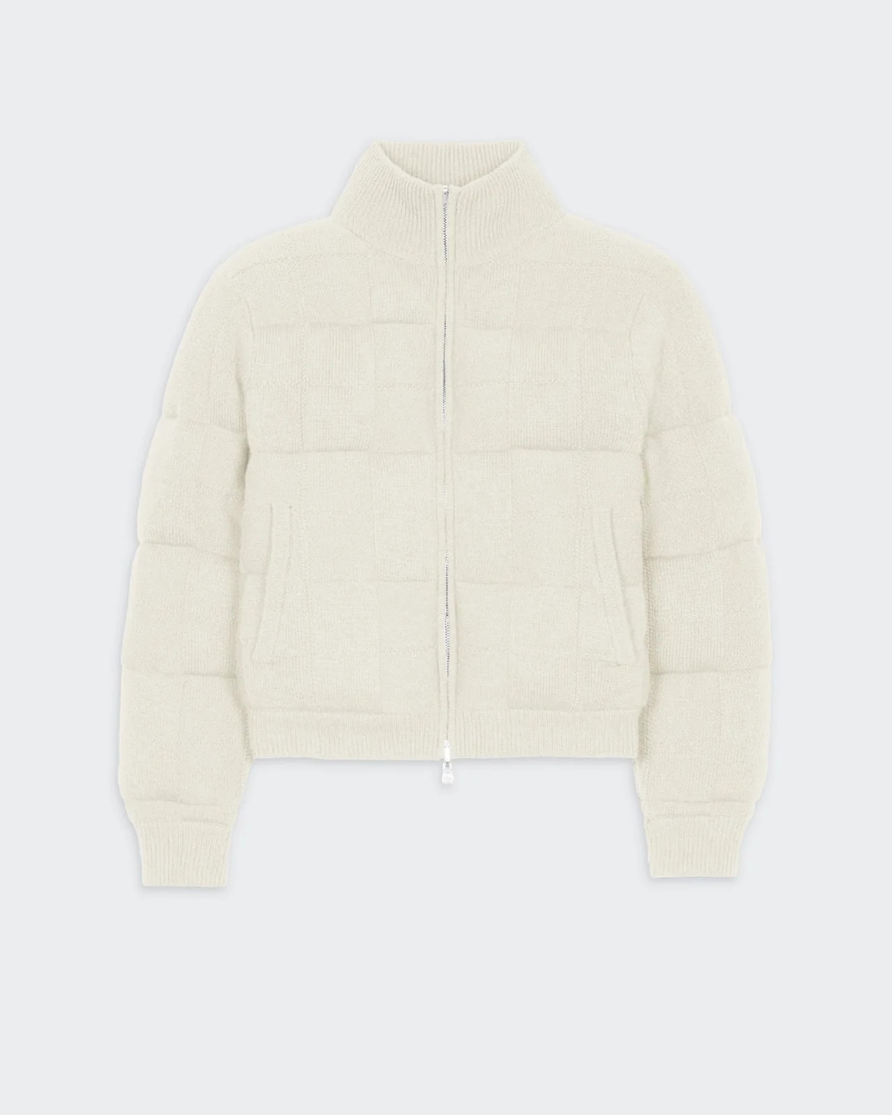 Quilted Puffer Jacket - Cream | Guest In Residence