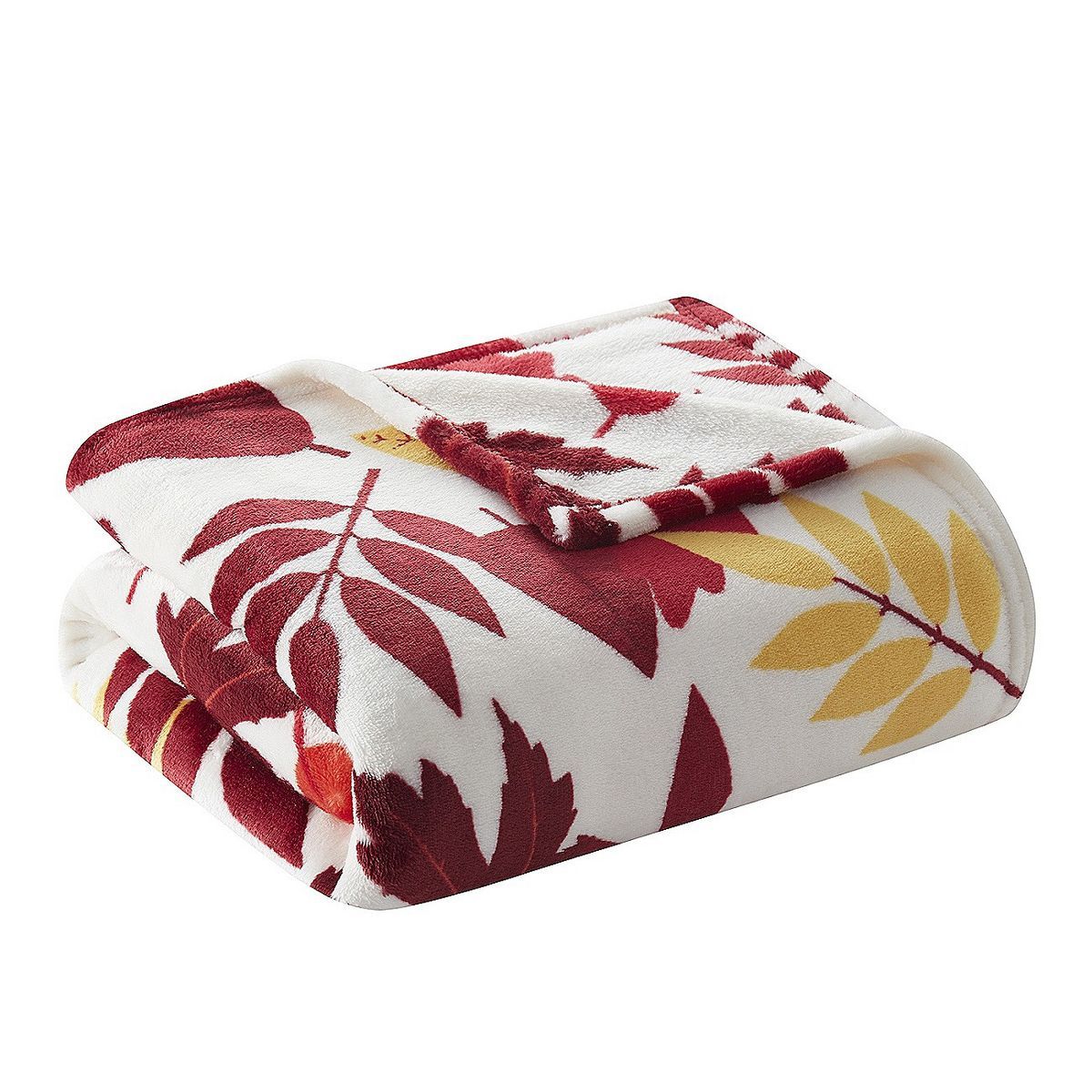 Kate Aurora Ultra Soft & Plush Fall Autumn Leaves Hypoallergenic Fleece Throw Blanket Cover - | Target