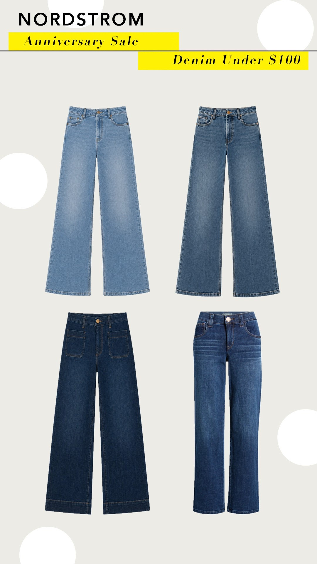 Nordstrom Anniversary Sale / Denim Under $100

#LTKSaleAlert #LTKOver40 #LTKSeasonal