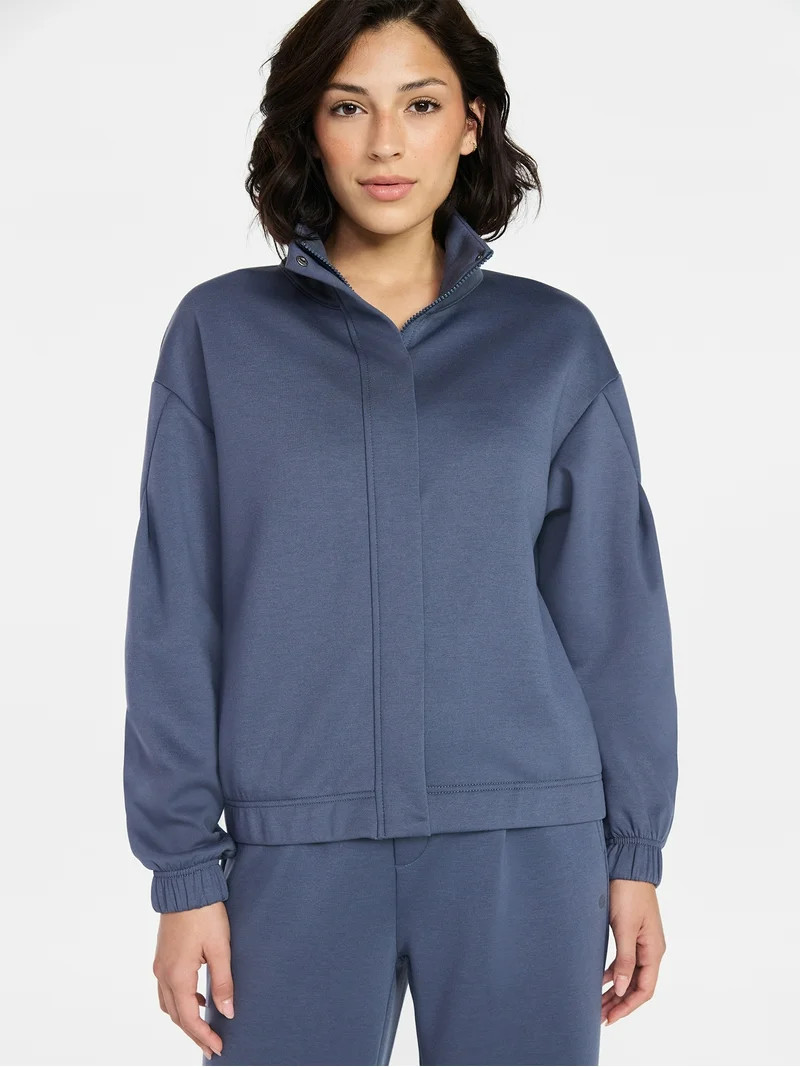Avia Women's Knit Full Zip Jacket, Sizes XS-XXXL | Walmart (US)