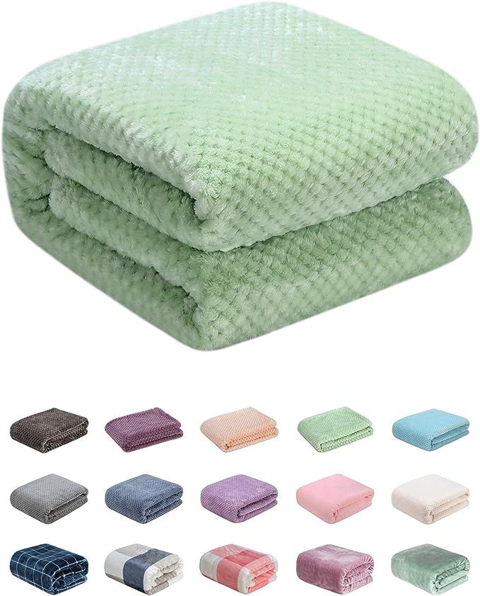 Fuzzy Throw Blanket, Plush Fleece Blankets for Adults, Toddler, Boys and Girls, Warm Soft Blanket... | Amazon (US)