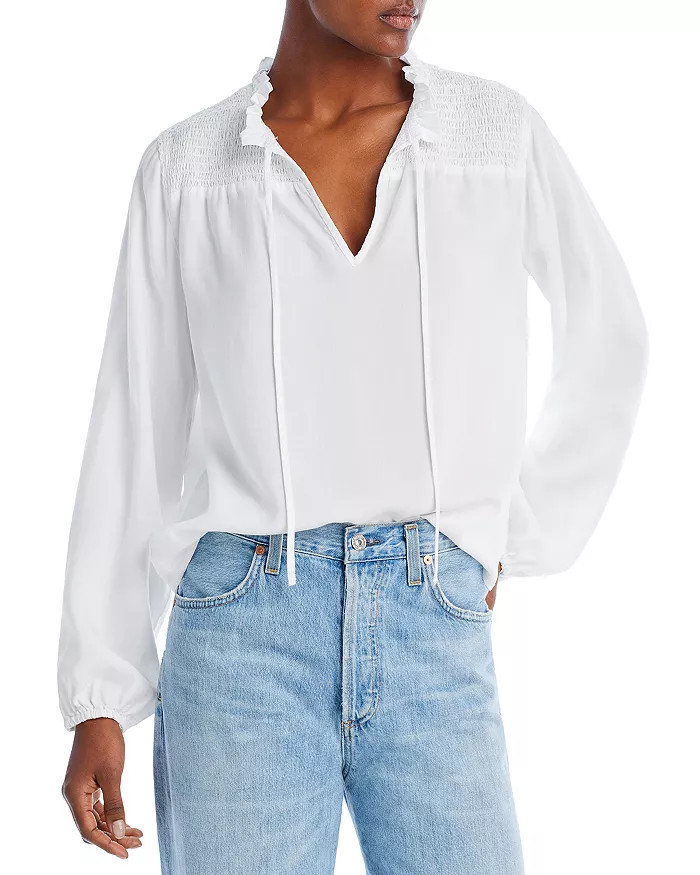 Penelope Smocked Peasant Blouse - 100% Exclusive | Bloomingdale's (US)