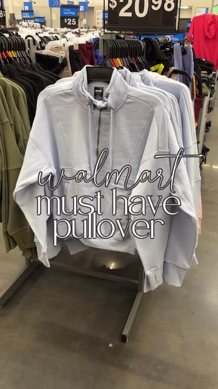 obsessed with the new pullover from Walmart!! It’s gotta be a dupe of something expensive! It’s so good!!
**sizing: 
Pullover- large, fits tts, I sized up! It’s a more fitted pullover and I wanted it baggy. 

#walmartfashion #walmartfinds #walmartathleticwear #walmartfaves #walmartmusthave #ltkunder30

#LTKSeasonal #LTKfindsunder50 #LTKVideo