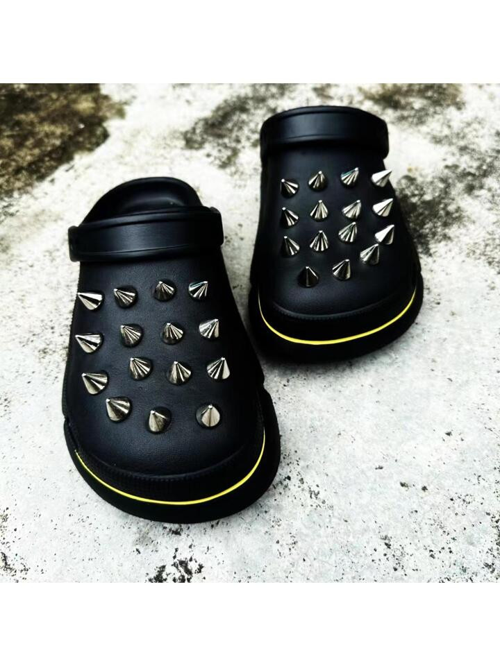 32pcs Spiked Design Shoe Decorations, Zinc Alloy Punk Accessories For Vented Clogs | SHEIN