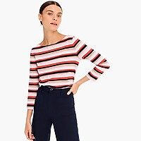 Striped boatneck T-shirt | J.Crew US