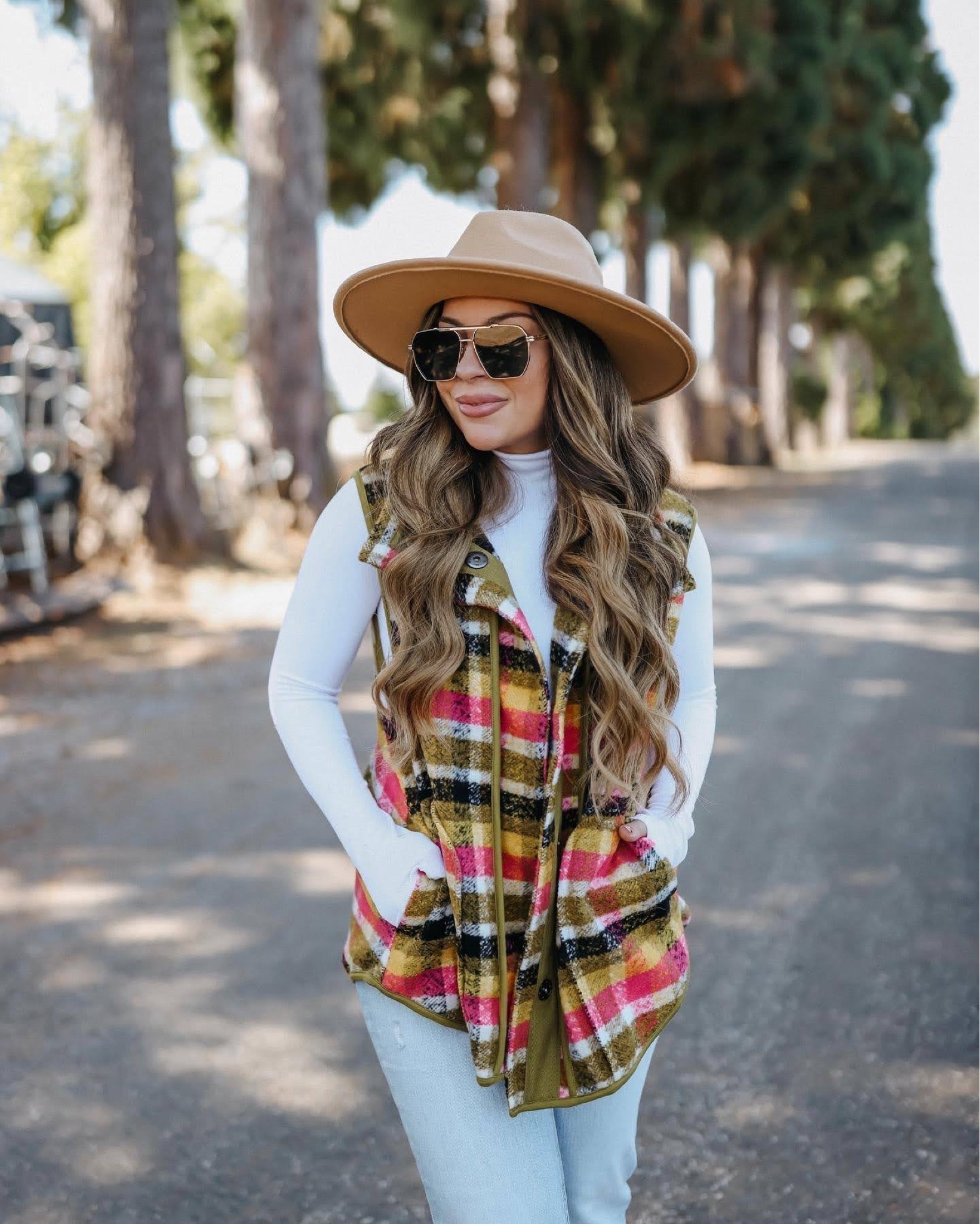 Pink and green plaid vest perfect for the pumpkin patches !

#LTKSeasonal #LTKstyletip #LTKU