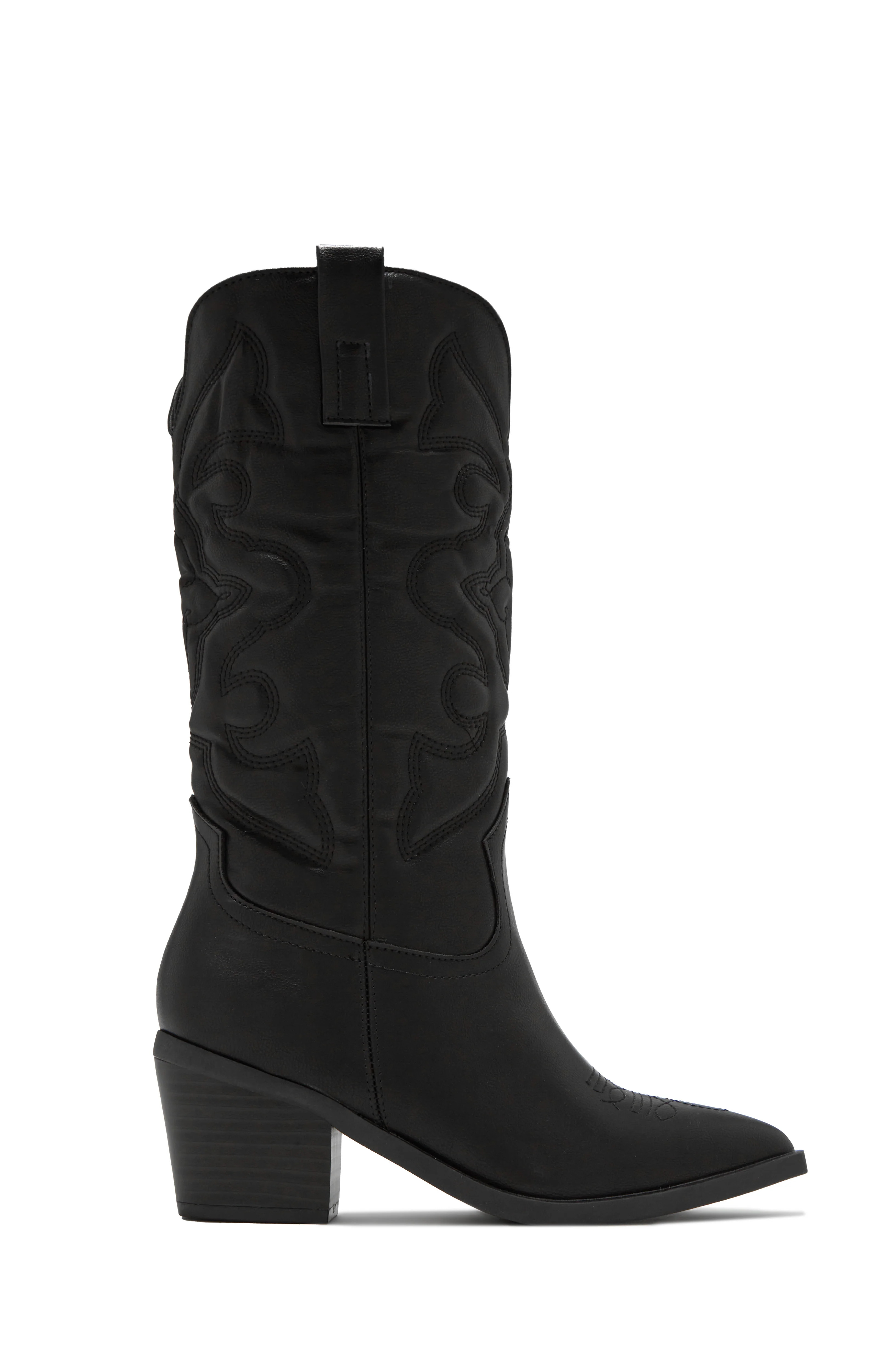 Miss Lola | Dylan Black Western Cowgirl Boots | MISS LOLA