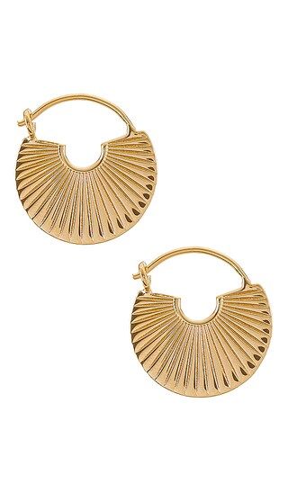 Jua Threader Hoop Earring in Gold | Revolve Clothing (Global)