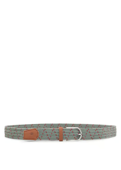 CEINTURE TRESSéE LIGHT GREEN PINK FAGUO - HOMME | Place des Tendances | Place des tendances (FR)