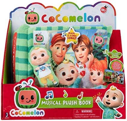 CoComelon Nursery Rhyme Singing Time Plush Book, Featuring Tethered JJ Plush Character Toy, for J... | Amazon (US)