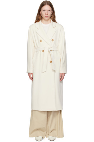 White Madame Coat | SSENSE