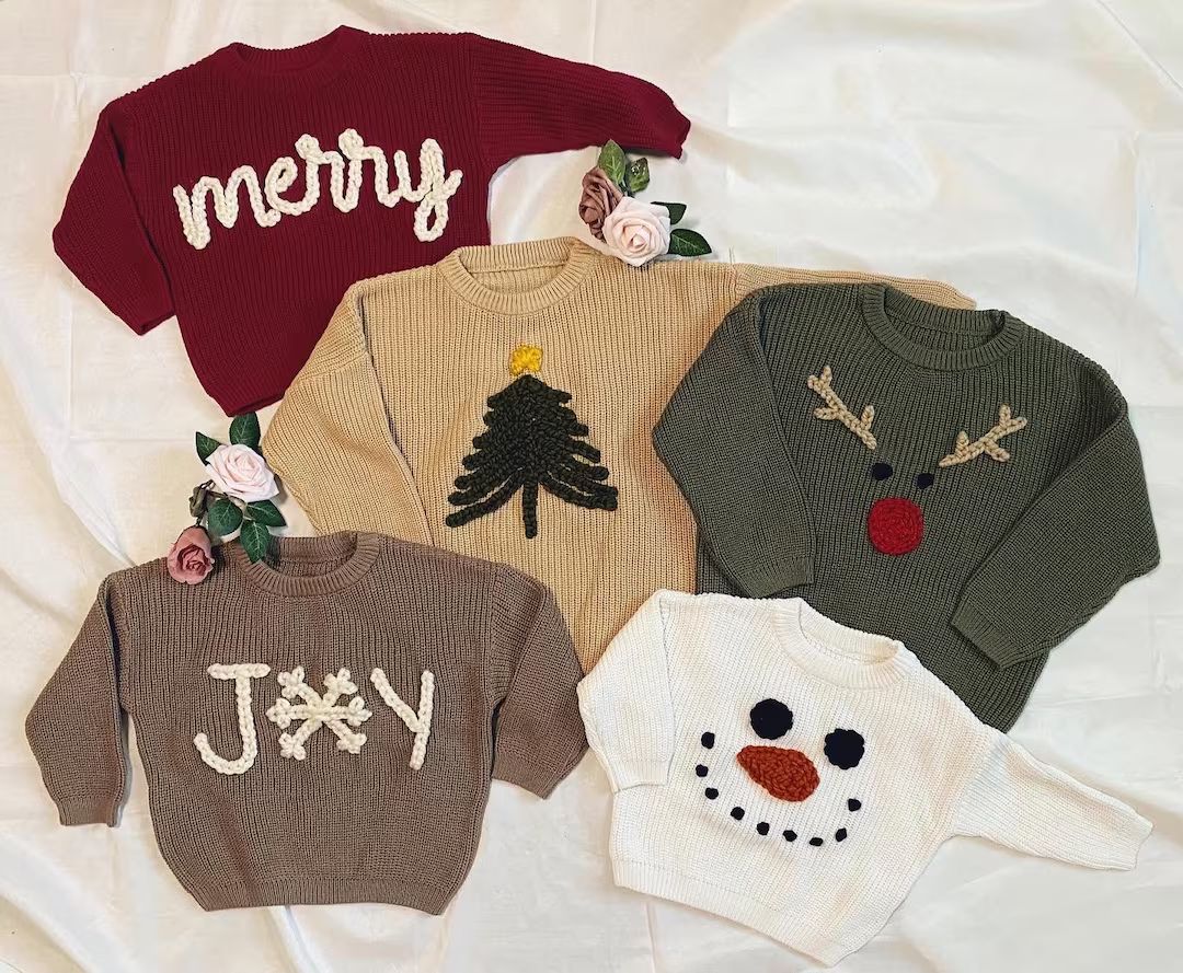 Custom Sweater  Holiday Sweater  Baby Sweater  Toddler - Etsy | Etsy (US)