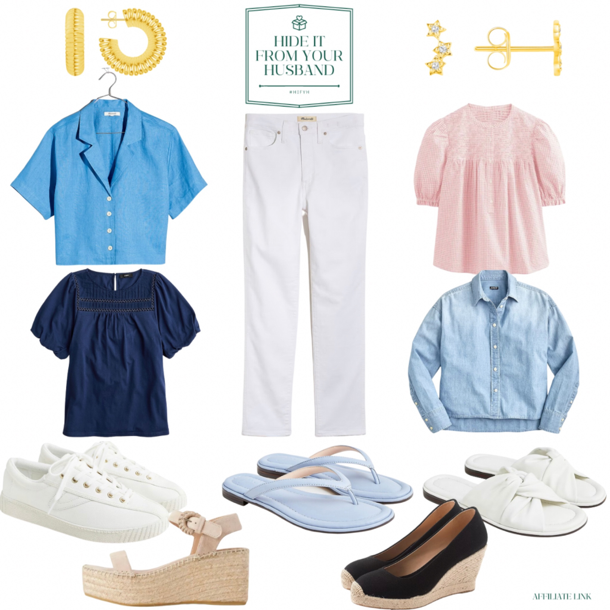 White denim is one of my FAVORITE pieces of clothing ever. Linking my favorite pair with four different looks for spring and summer (the chambray shirt with rolled sleeves is 💯 my fave white denim outfit). A lot of this is currently on sale too! 

#LTKsalealert #LTKstyletip #LTKunder100