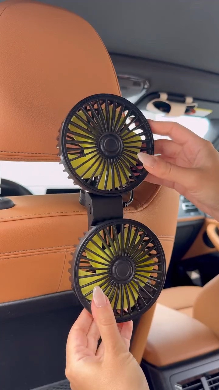 Amazon Car Cooling Fan! This dual head car fan is perfect for backseat or front seat. You can easily adjust the angle to stay cool in your car 🙌💛

#coolingfan #carmusthave #staycool

#LTKHome #LTKTravel