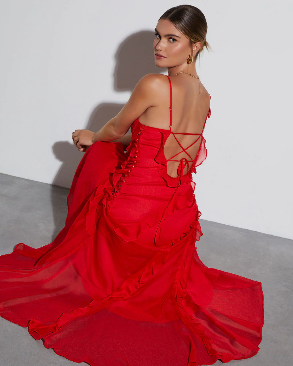 All About Love Chiffon Maxi Dress | VICI