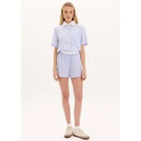 Short Boxer Listrado azul M | OffPremium (BR)