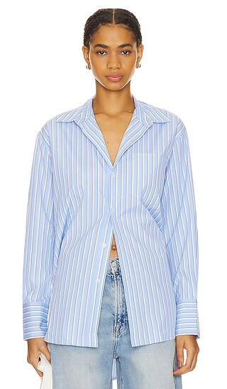 Autumn Top in Light Blue | Revolve Clothing (Global)