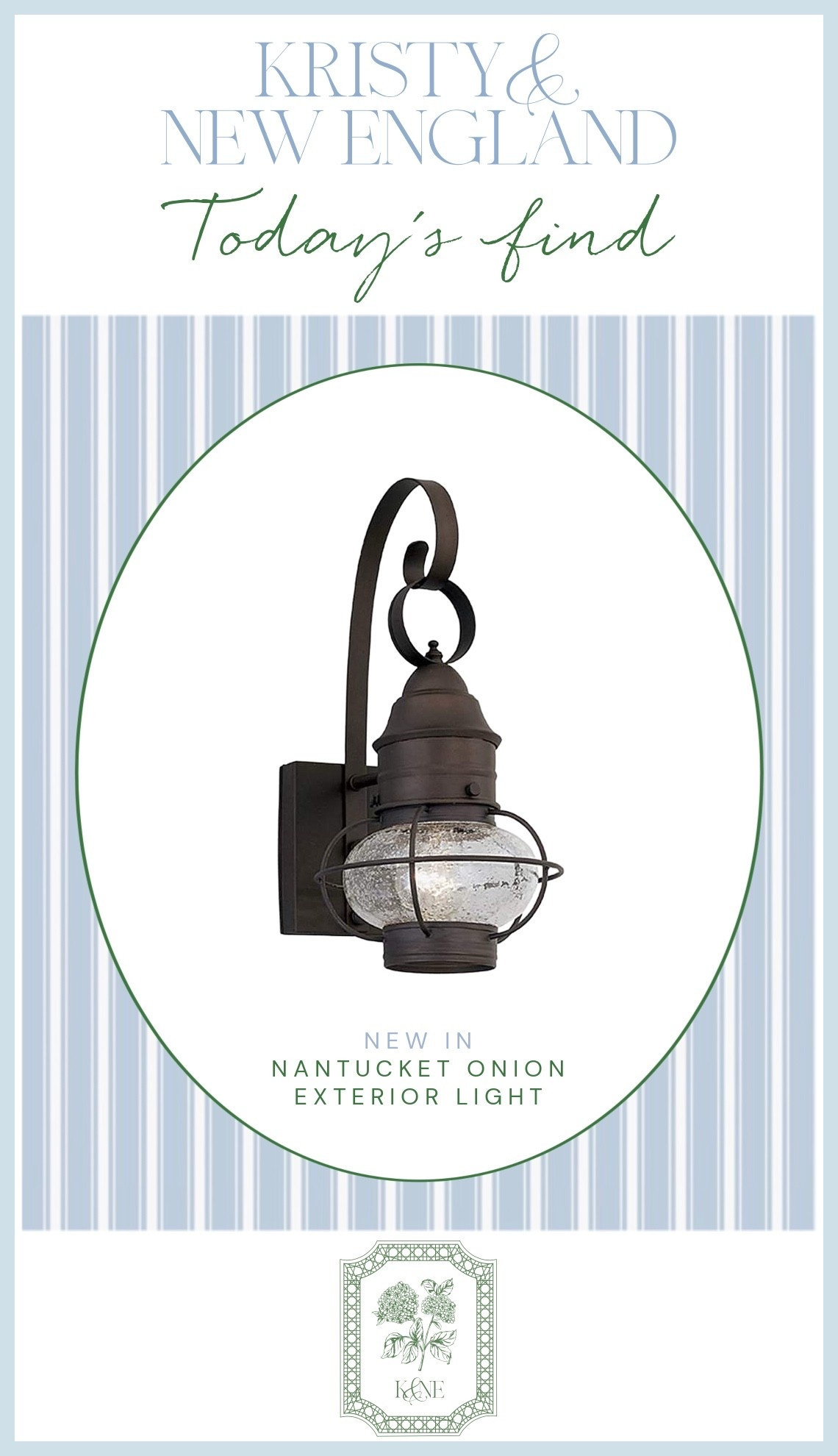 Nantucket onion light exterior lighting 

#LTKHome