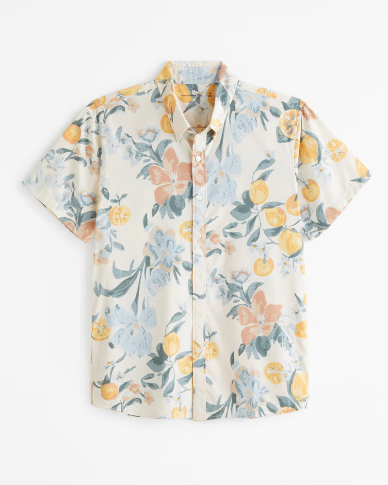 Performance Button-Up Shirt | Abercrombie & Fitch (US)