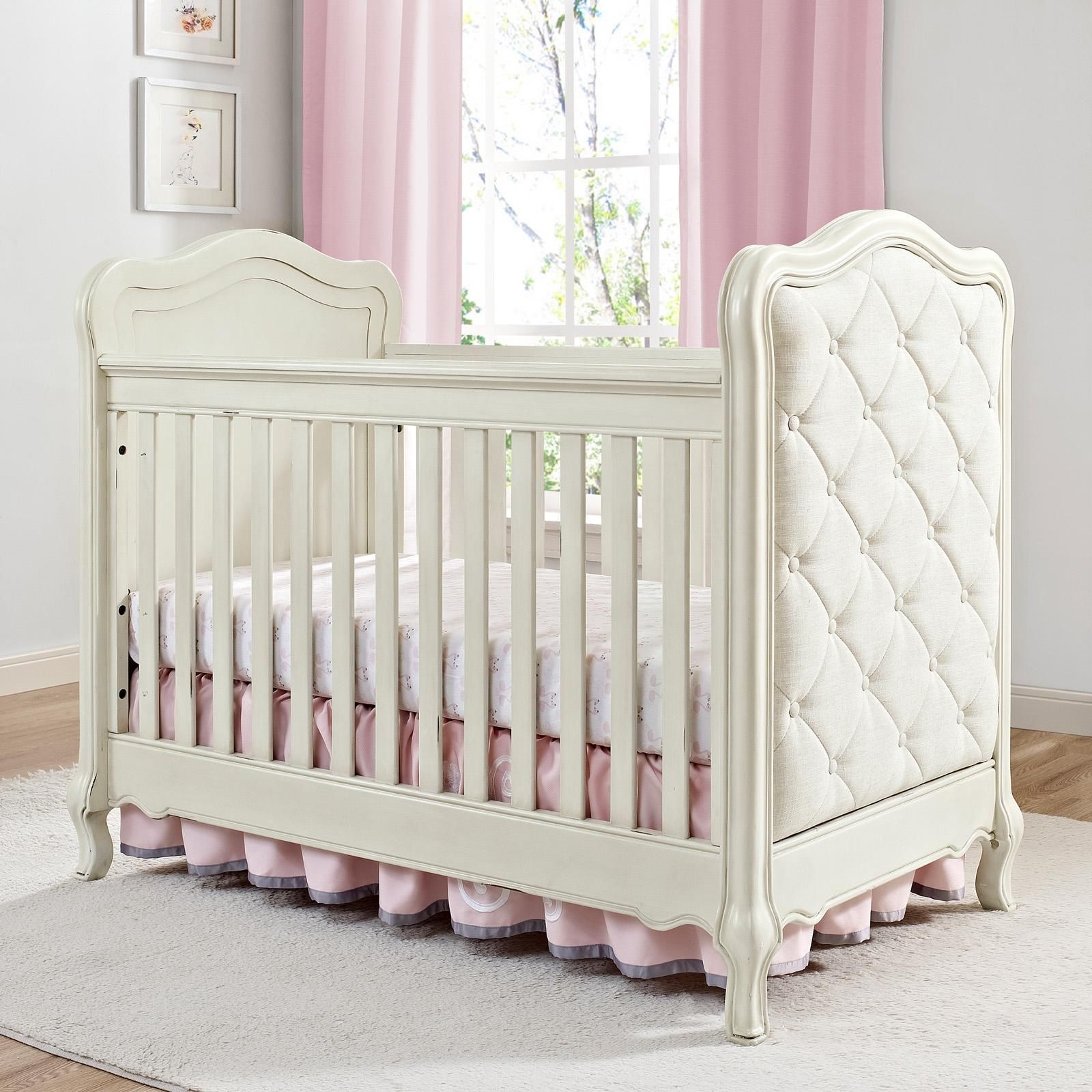 Baby Knightly 3-in-1 Upholstered Convertible Crib | Hayneedle