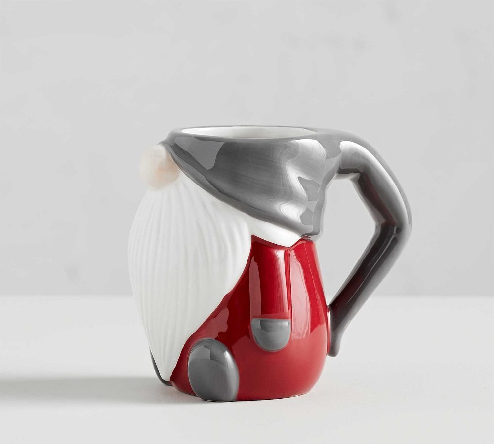 Gnome Shaped Ceramic Mugs | Pottery Barn (US)