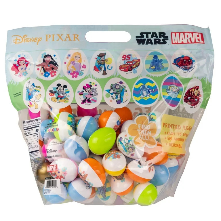 Disney Ultimate Mix 80 Count Egg Hunt Bag with Candy and Stickers, 9.17 oz | Walmart (US)