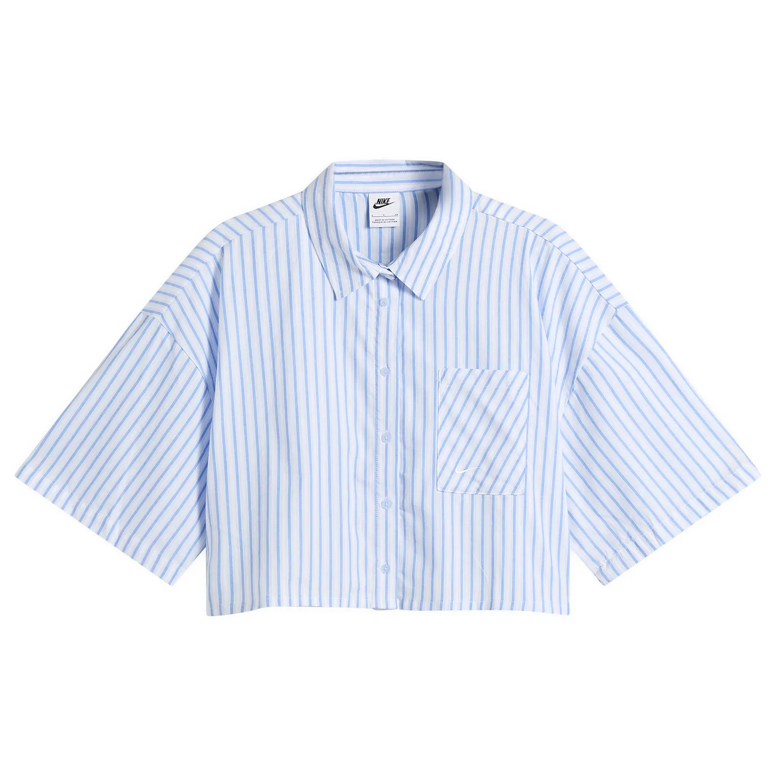 Nike Women's Stripe Shirt in Blue/White, Size Small | END. Clothing