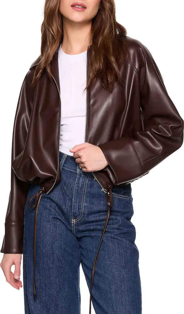 Susana Monaco Faux Leather Full Zip Jacket | Nordstromrack | Nordstrom Rack