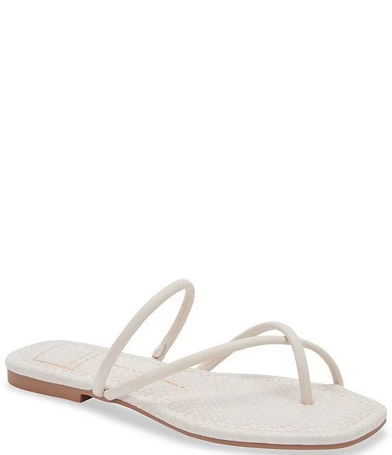 Leanna Toe Loop Flat Sandals | Dillard's