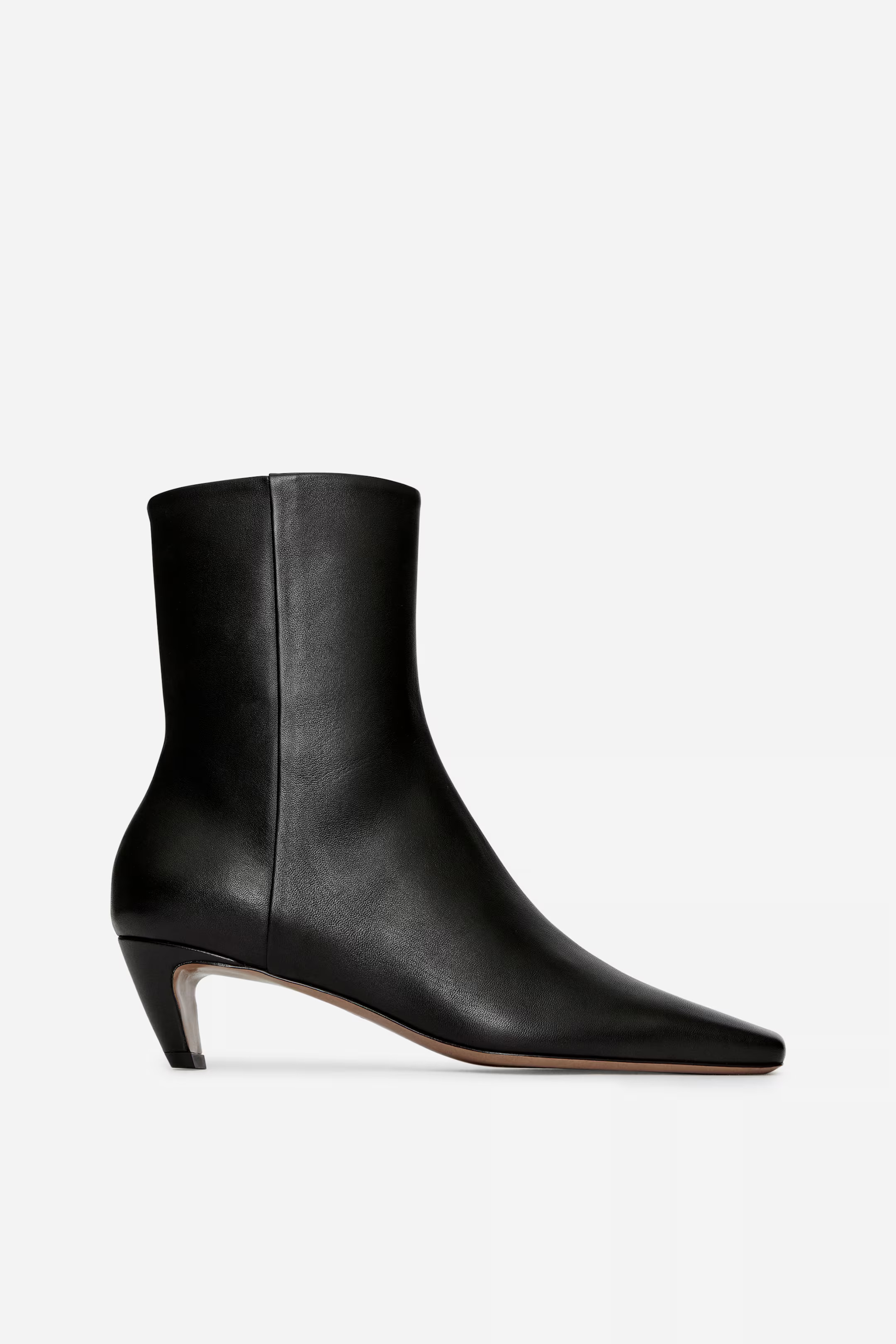 Square-Toe Ankle Boots | H&M (UK, MY, IN, SG, PH, TW, HK)