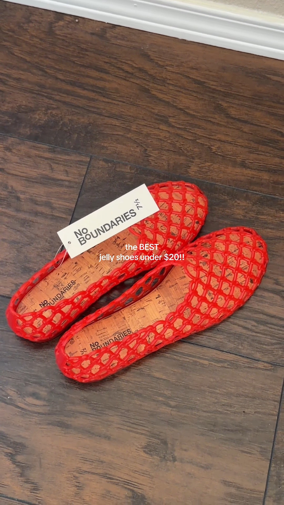 walmart’s $18 jelly shoes!! 🍓⭐️ wearing my tts 7.5

#LTKootd #LTKPetite #LTKSeasonal