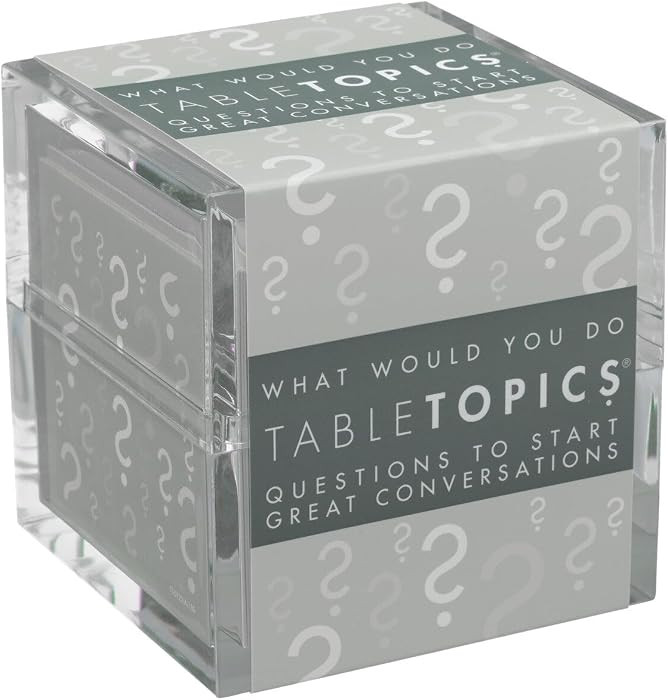TableTopics What Would You Do Question Card Game - 135 Provocative Conversation Starter Cards for... | Amazon (US)