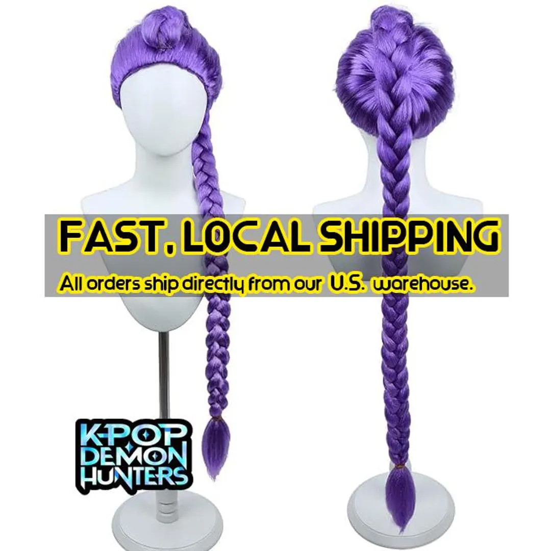 Huntrix Costume Rumi Wig - Kpop Demon Hunters - - FAST, LOCAL SHIPPING - Etsy | Etsy (US)