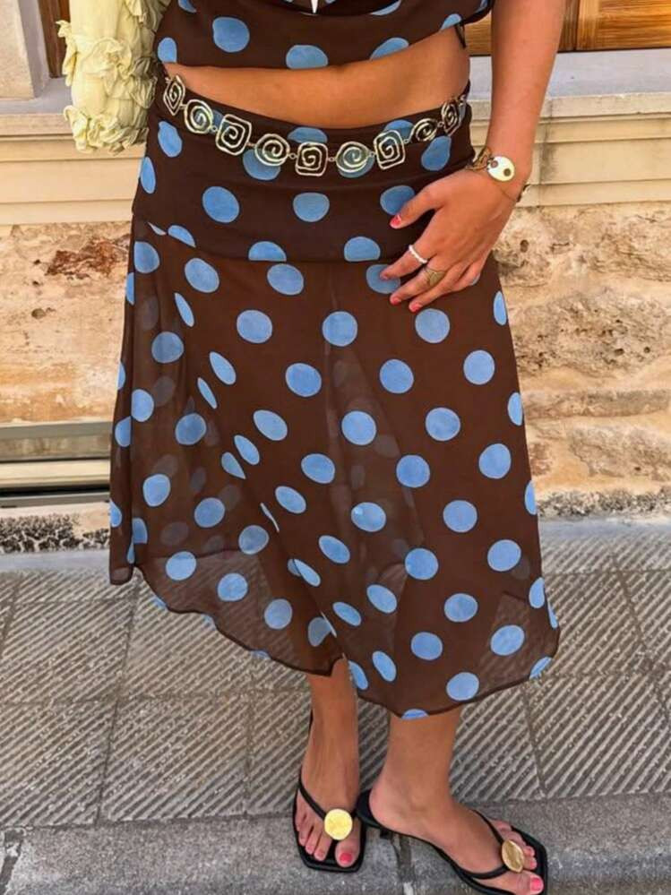 Polkadot skirt | SHEIN