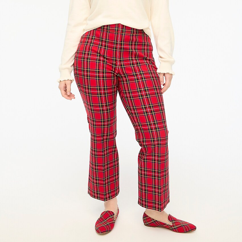 Tartan Kelsey flare pant | J.Crew Factory