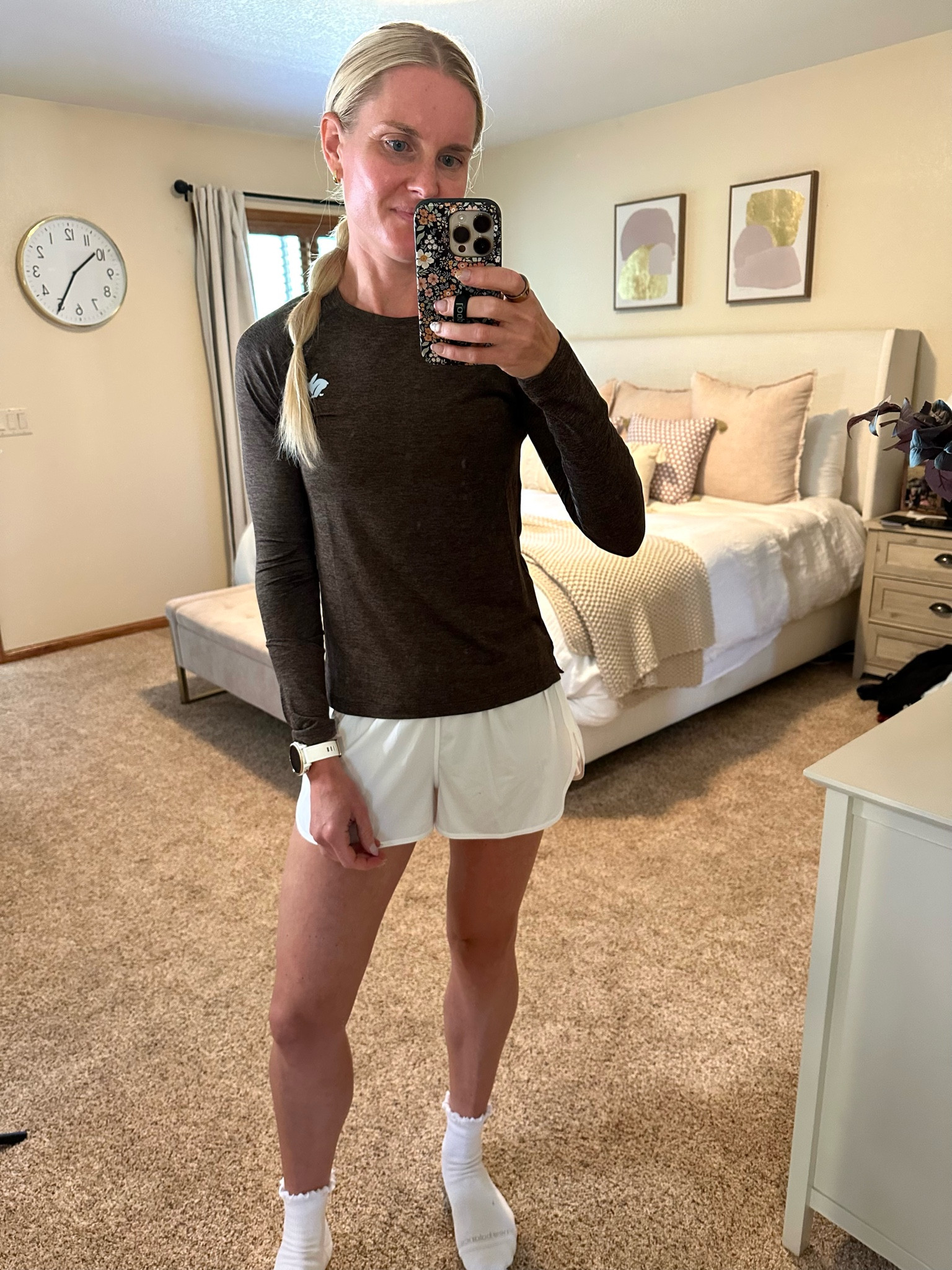 super soft long sleeve running top from Rabbit 
•wearing an XS in the shirt

#LTKSeasonal #LTKActive