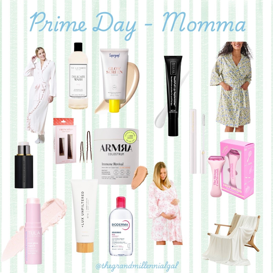 Last chance to save on Amazon Prime Day sale!

The blue and green floral Vera Bradley robe is normally $80 and marked down to $56! Love the other two robes for the hospital after baby comes. 

The ice roller is a MUST in every mom’s routine as is the Tula undereye stick. YouthFull Lip Replenisher is like a mask for your lips. The Lux Unfiltered hand cream  smells amazing and leaves my hands feeling buttery soft. The delicate wash leaves clothes feeling super soft and smells delicious. 

The Lancôme lash primer is the best I’ve tried. Micellar water is a great way to gently remove makeup before cleansing. 

These French pins are slowly replacing my claw clips and are always used when I want an effortless but classy looking updo or bun. The Westman Atelier highlighter gives life to your face. 

The cooling blanket is self explanatory if you’re postpartum or pregnant 😅

Love taking the ARMRA for multiple health benefits. 



#LTKFindsUnder100 #LTKSaleAlert #LTKSeasonal
