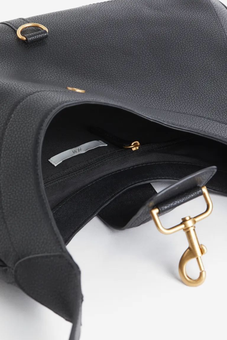 Shoulder bag - Black - Ladies | H&M GB | H&M (UK, MY, IN, SG, PH, TW, HK)