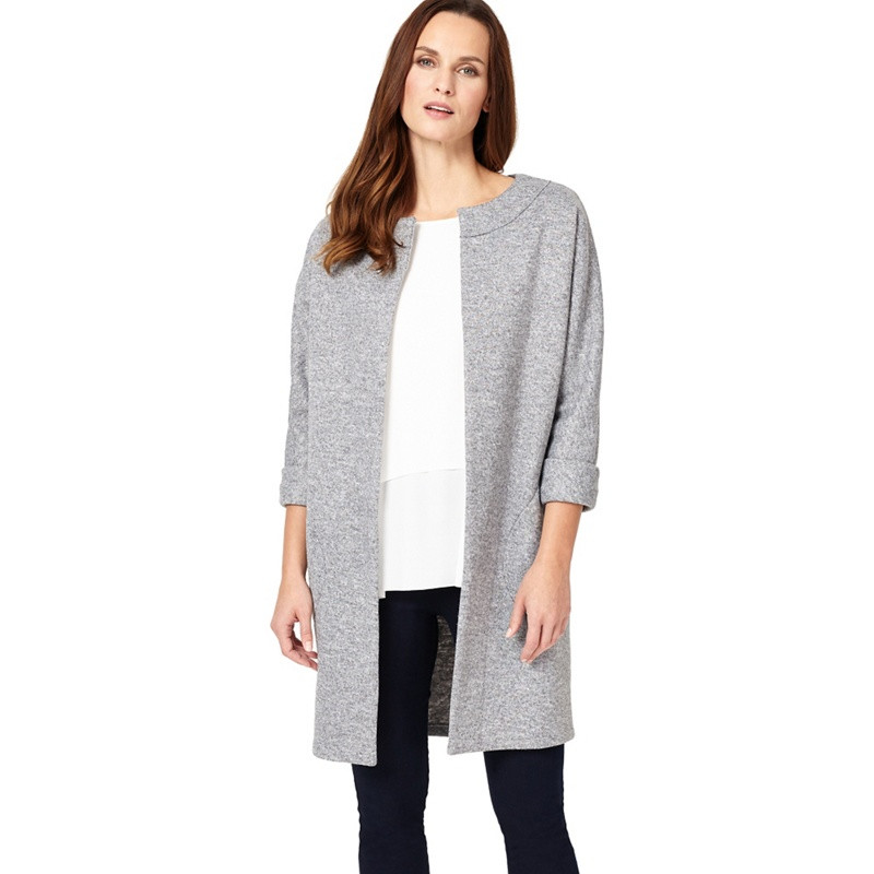 Phase Eight - Grey Cadence Coatigan | Debenhams UK
