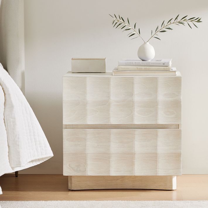 Luisa Carved Nightstand (25") | West Elm (US)