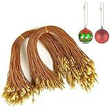 kockuu 200pcs Gold Christmas Ornaments Hanger String Precut Hanging Ropes for Christmas Tree Orna... | Amazon (US)