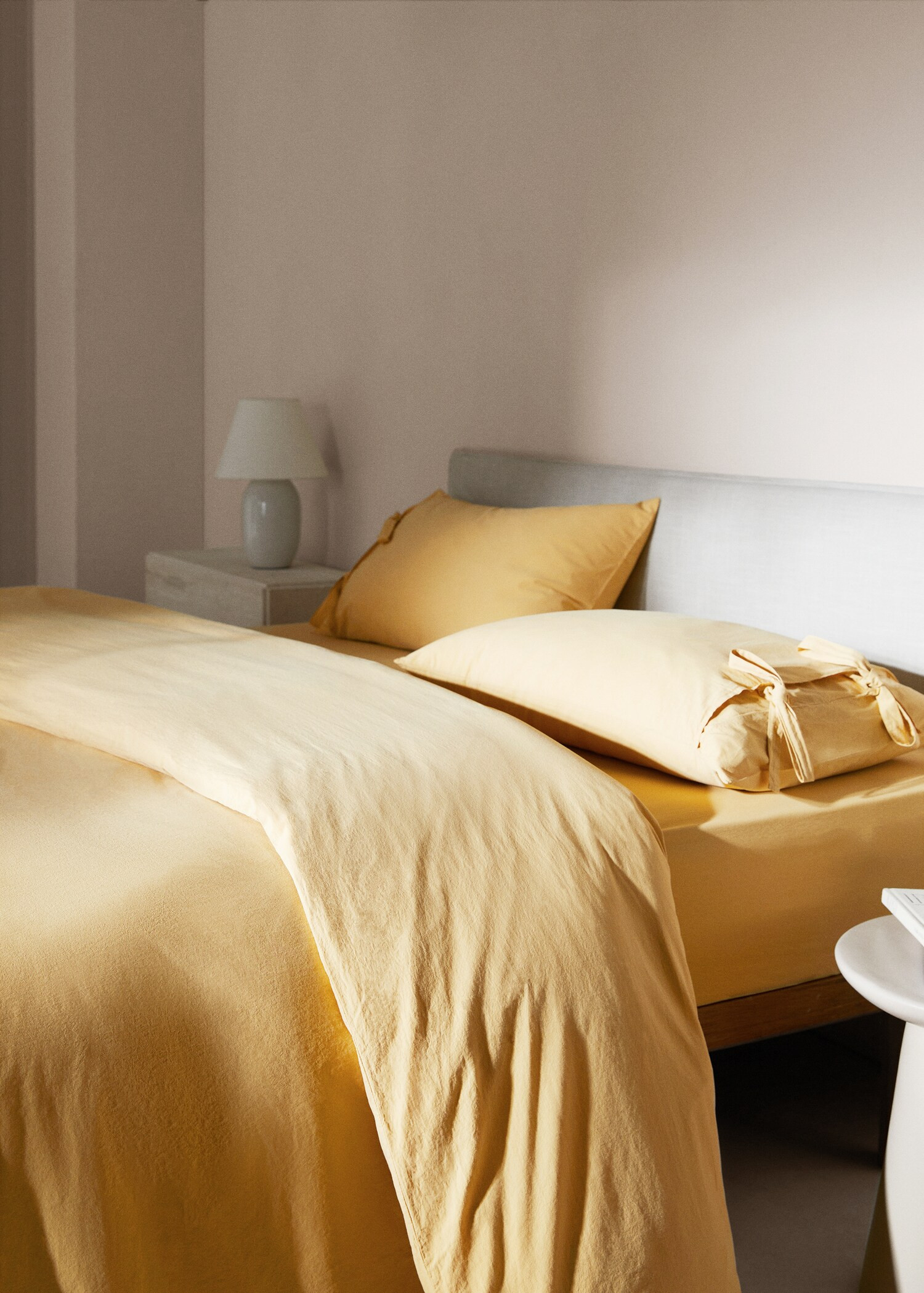 Washed cotton duvet cover 60 in | MANGO (US)