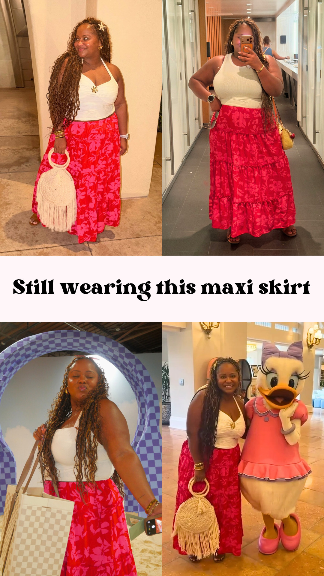 I've had this maxi skirt since before pregnancy and I'm STILL wearing it now.

Cute, comfy, and clearly getting its cost per wear over here! 

 #LTKootd #LTKMidsize #LTKPetite