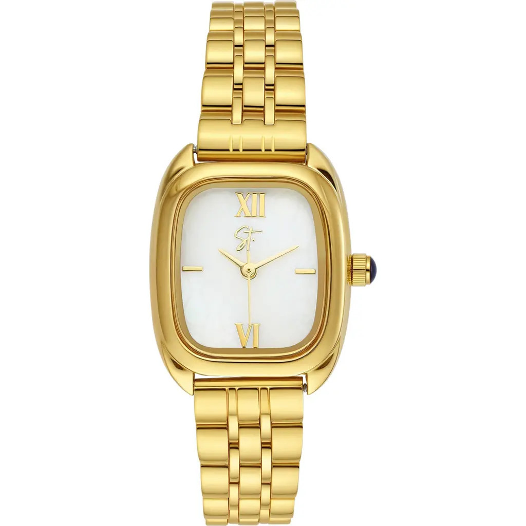 st. Moran 18K Gold Plate Bracelet Watch, 12.7mm x 25.4mm at Nordstrom | Nordstrom