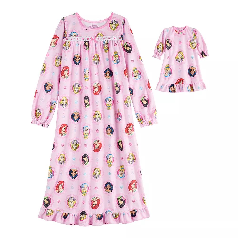 Disney's Princess Girls 4-16 Nightgown & Doll Gown | Kohl's