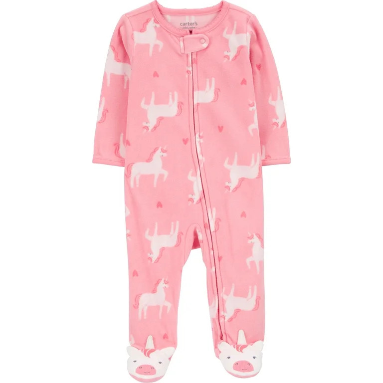Carter's Child of Mine Baby Girl Sleep N Play, One-Piece, Sizes Preemie-6/9 Months | Walmart (US)