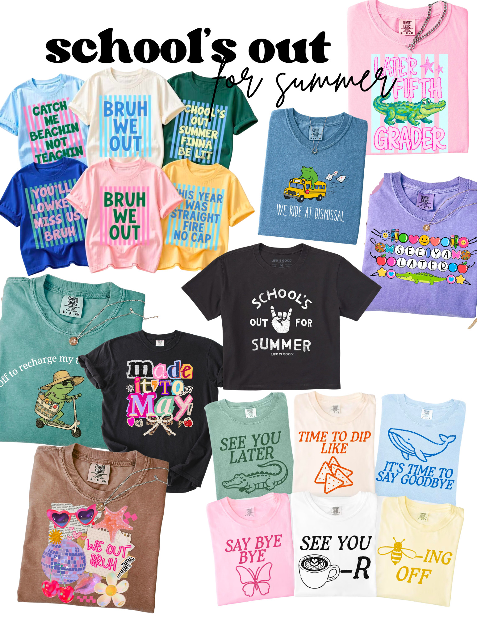 summer teacher tees 

 #LTKdayinmylife #LTKgrwm #LTKKids