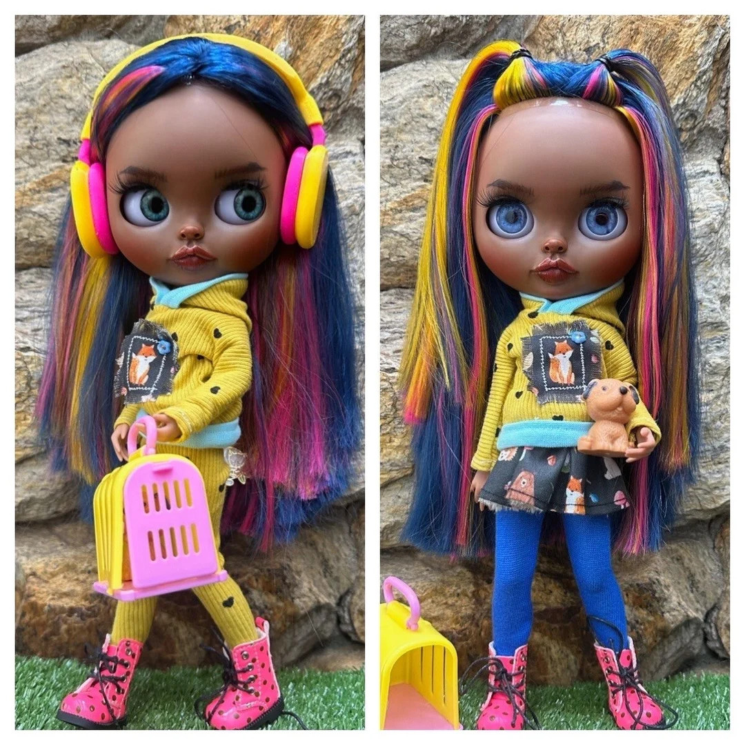 Custom Blythe Doll  Blythe Custom Doll  Doll Ooak  Art Doll - Etsy | Etsy (US)